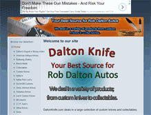 Tablet Screenshot of daltonknife.com